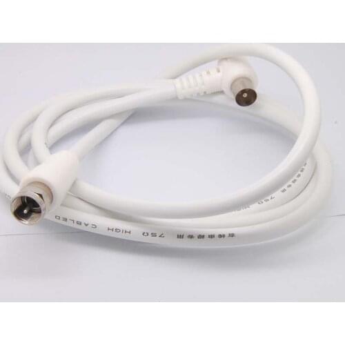 1.5m TV Antenna Flylead Cable Male PAL to F Type Connector cord NEW