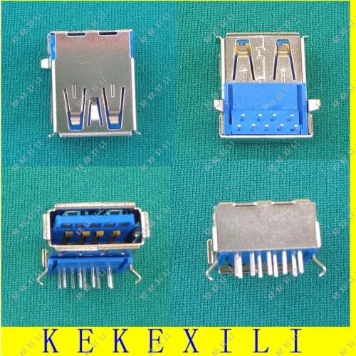 10X G46 USB 3.0 A Type Female Socket Connector for High-speed Data Transmission High Quality Sell At A Loss USA Belarus Ukraine