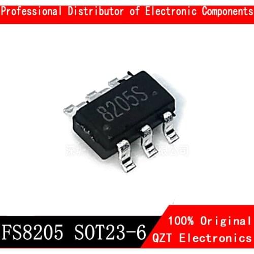 20pcs FS8205S 8205 SOT23-6 FS8205 Silk screen 8205S lithium battery protection IC