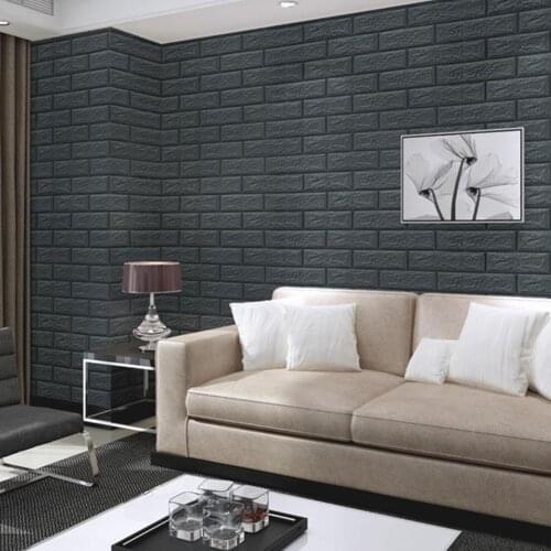 2021 3D Wall Paper/Stickers Stone Brick Eco Soft Pack Foam Wall Sticker Renovation Self-adhesive Waterproof Wall Covers Panel