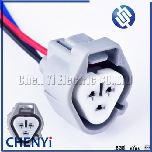 3 Pin auto waterproof connector headlight fog lamp motor plug 6188-0099 6189-0179 For Toyota Camry Corolla Honda Crown Reiz RAV4