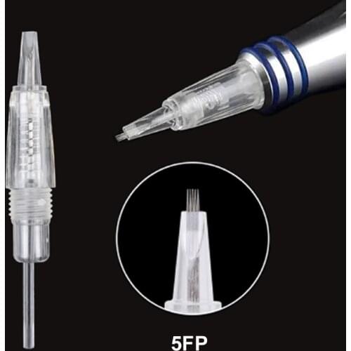 5PCS Microneedles Disposable Screw Needle Cartridge For Premium Charmant Permanent Tattoo Machine 1P 1D 2P 3P 3FP 5P 5FP 7FP 7P