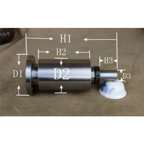 80/100/125/130 /160 small lathe spindle, high-strength screw connection, woodworking lathe, headstock assembly, with flange
