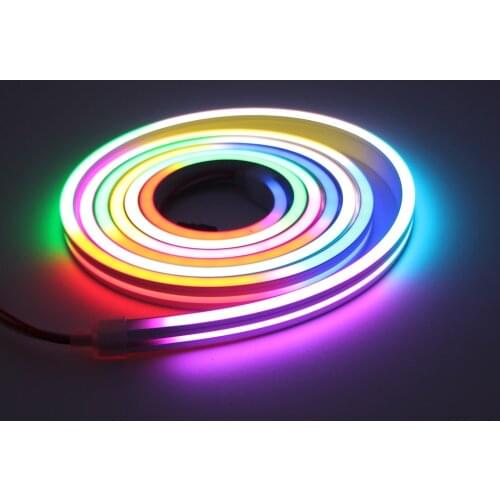 Addressable LED Light Strips SK6812 IC WS2812B ARGB Rainbow Flexible Neon Rope Tube Light Silica Gel Soft Lamp IP67 Waterproof