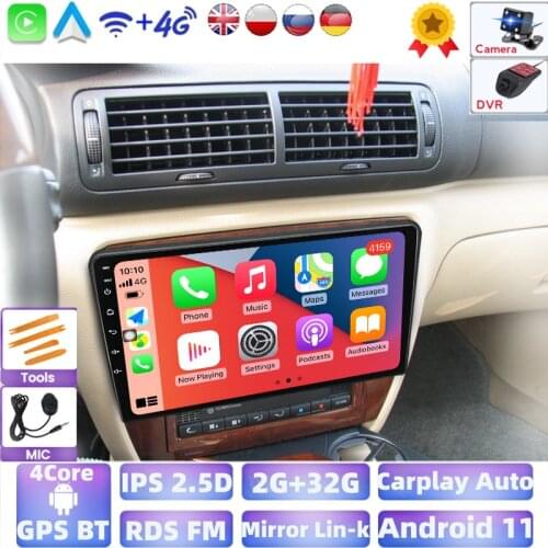 For Volkswagen Passat B5 2000 - 2005 Car Radio Multimedia Video Player Navigation Stereo GPS Android 11 No 2din 2 Din Steering