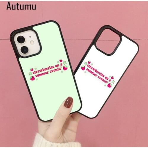 Phone Case for iPhone 12 mini X XS XR 11 Pro Max SE 2020 5s 6S 7 8 Plus Samsung Galaxy S8 S9 S10 S20 S21 Watermelon Sugar Cover