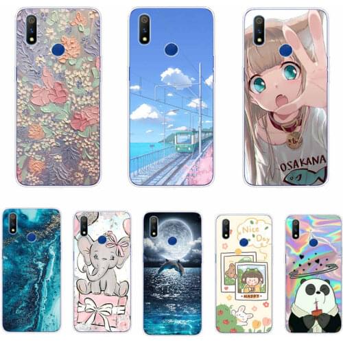 For OPPO Realme 3 Case Realme3 Case Silicon TPU Soft Back Cover Phone Case For OPPO Realme 3 Pro Coque Bumper shell