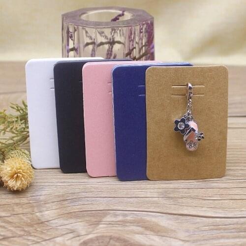 Display cards 5x7cm Card Hairpin Lobster clasp Display Cards Cardboard Packaging Hang Tag Ear Studs Paper Card for Jewelry