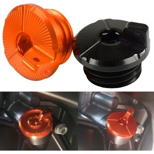 Motorcycle Engine Oil Cover Cap Bolt Screw Fuel Tank Filler Plug