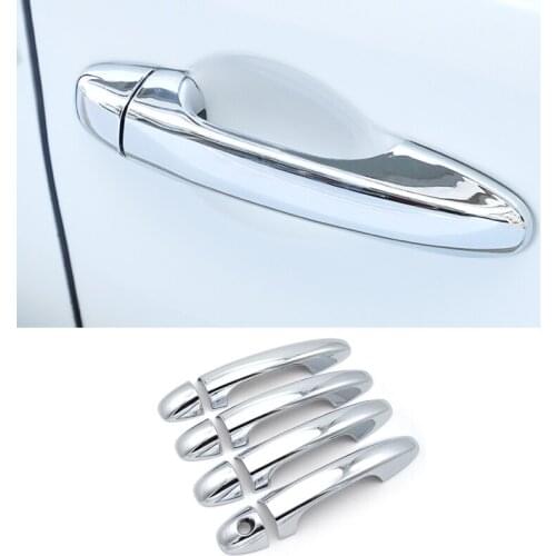 For Toyota Hilux Revo 2015 2016 2017 Chrome Door Handle Cover Trim sticker Cap Catch Molding Garnish Overlay Protector Styling