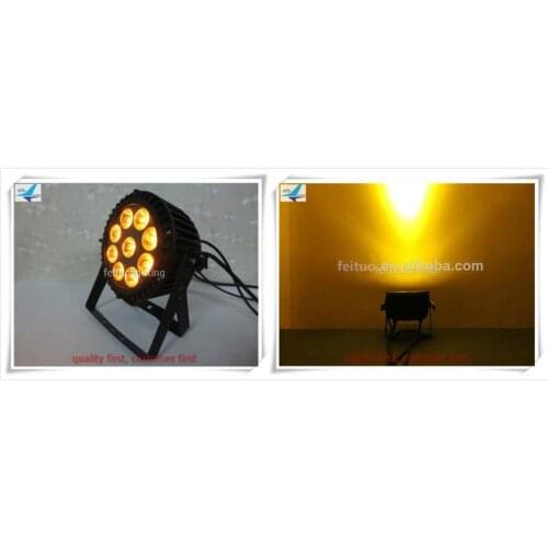 E-16/set par led 9x18w rgbwa uv 6in1 led par IP65 Waterproof Outdoor DMX Stage Lighting