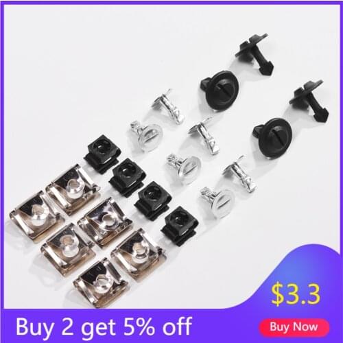 20Pcs/Set Undertray Guard Engine Under Cover Fixing Clips & Screw KIT For AUDI A4 A6 for VW Passat B5 1998-2005