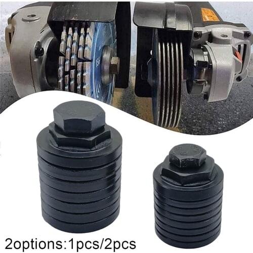 M10/M14 Angle Grinder To Grooving Machine Adapter Conversion Head Flange Nut Kit Variable Slotting For 100/125-230 Lock Nut