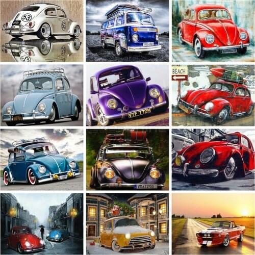 Diamond Painting Kits Car Diamond Art Scenery Cross Stitch Bead Embroidery Mosaic Picture Rhinestones Home Decor