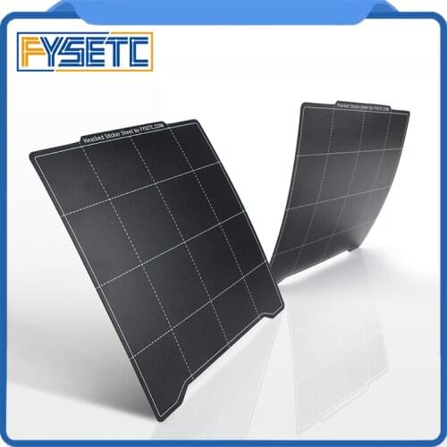 FYSETC Heat Hot Bed Sticker Coordinate Printed Surface Build Sheet Plate 196.3*190mm For Prusa mini 3D Printer Parts