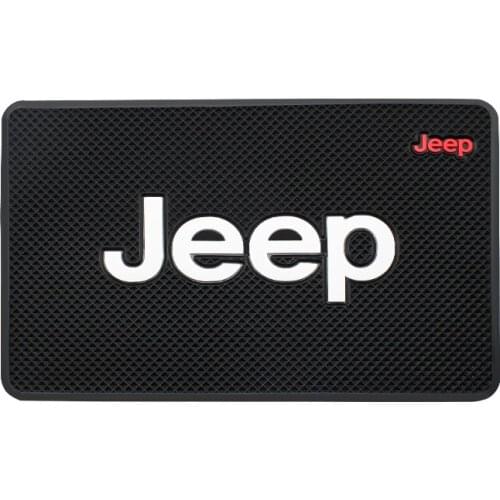 Car Dashboard Non Slip Sticky Pad Phone Holder Mat Anti-skid Silicone Mat For Jeep Renegade 2016 2017 2018 Cherokee Accessories