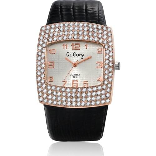 Newest Fashion Ladies Casual Quartz Watches Luxury Design Women Dress Watch Firm Leather Straps Big Dial Female Popular 2020