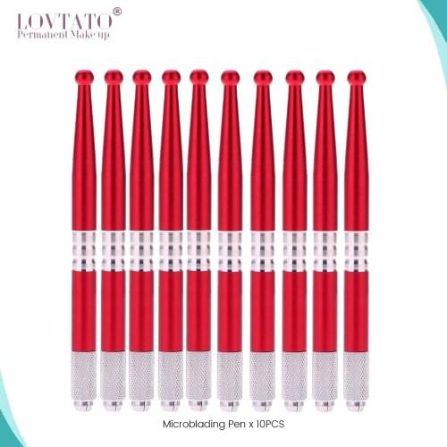 Manual Rotary Tattoo Machine Microblading Pen Professional Aluminium Alloy Eyebrow Tattooing Manual Tebori Tools Tattoo Supplies