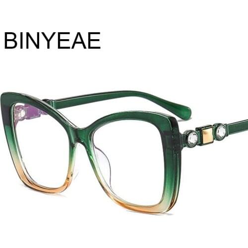 Crystal Square Sunglasses For Women Vintage Oversized Gradient Sun Glasses Gorgeous Female Shades 2021 Trendy Green Eyeglasses