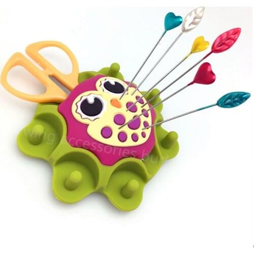 #ST-A14-B owl Sewing Caddy Art and Craft Product 5BB5120