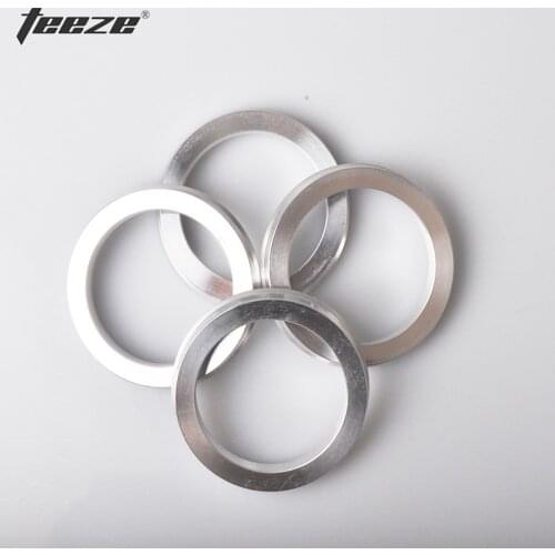 TEEZE - (1 Set) Aluminum Hub Rings 63.3 to 56.1 Car-styling auto wheel accessories 4pcs/lot free shipping