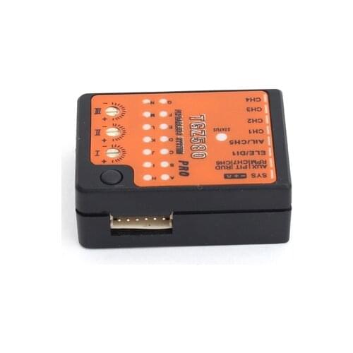 35*25*14mm TGZ580 3-Axis Gyro FBL Altitude Control Smart Flight System 4.5-10V for T-Rex 250-800 RC Helicopter Drones