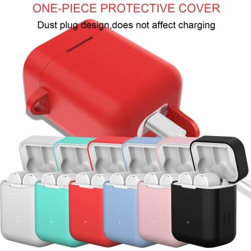 Vococal Case for Xiaomi Xiao Mi Air TWS Wireless Bluetooth Headsets Portable Dustproof Shockproof Silicone Protective Cover