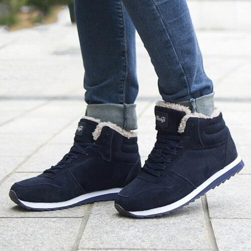 Women Boots Winter Shoes Fad Plus Size 46 Ankle Boots for Women Shoes Snow Botas Mujer Casual Booties Warm Winter Sneakers