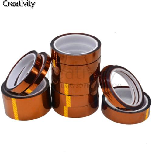 1PCS high temperature hot BGA 33m x 5 - 100mm single-sided self-adhesive high temperature heat resistant polyimide tape