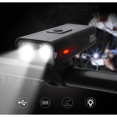 1000 Lumen Bicycle Light Front Waterproof Bike Light LED USB Rechargeable Mountain Bike Cycling Headlight Flashlight For Bicycle