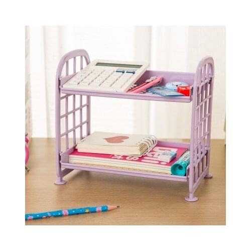 2 Tier Plastic Storage Shelves Hollowed Out Corner Rack Removable With Wheels Organizer Shelf For Kitchen Bathroom 8.7x5.5x8inch