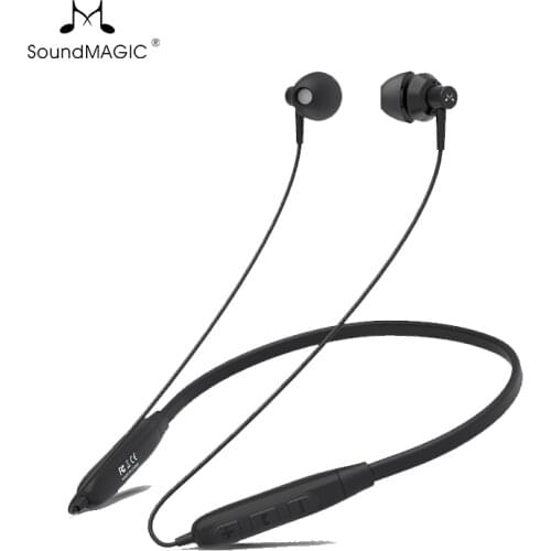 SoundMAGIC S20BT Earphone Bluetooth Wireless Headset Magnetic Neckband Earphones IPX6 Waterproof Sport HiFi Stereo Earbud