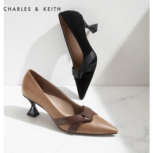 CHARLES＆KEITH New Arrival for Autumn 2021 SL1-60280380 Ladies pointed high heel shoes
