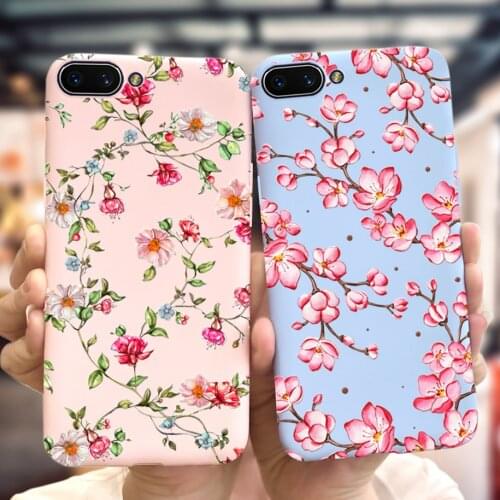 For OPPO A12 A3S A5S AX5 A5 A9 2020 Case Colorful Flower Frosted Matte Soft Silicone Phone Cover For OPPOA5 2020 A 5S A 3S Coque