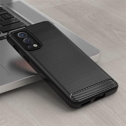 For Oneplus 8T Case Cover One Plus 5 5T 6 6T 7 7T 8 Pro Nord N10 Shockproof Bumper Carbon Fiber Soft Silicone Phone Back Case