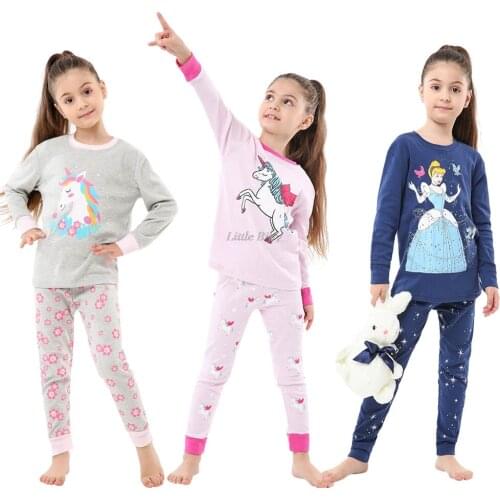 Childrens Clothing Unicorn Pajamas for Teen Girls Kids Pyjamas Teens Pajamas for 2 3 4 5 6 7 8 Years Girl Sets Boys Nightsuit
