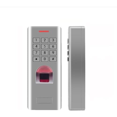 12V DC Door Lock,Anti-tamper Finger Scan PIN Multifunctional Fingerprint Access Control System Attendance records