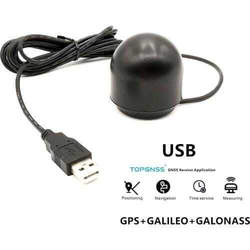 GNSS GLONASS GALILEO receiver Antenna module USB output USB GPS receiver G-mouse ,better than BU-353S4 TOPGNSS module