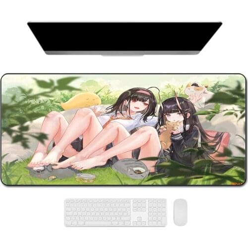Azur Lane Anime Mouse Pad Xxl Notebook Accessories Deskmat Rubber Computer Office Keyboard Gaming Carpet Non-slip Mouse Mousepad