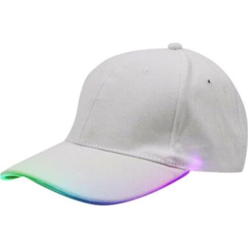 Led Lighted Up Caps Glow Club Party Baseball Hip-hop Adjustable Sports Cap Casual Running Cap Casquette De Baseball #P2