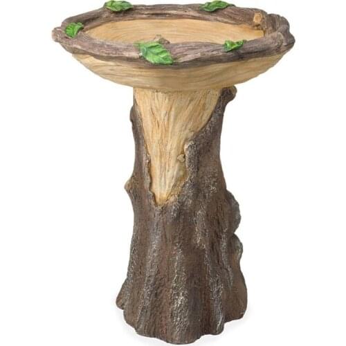 Natural Tree House Nest Statue Bird Feeder Resin Ornament Outdoor Garden Statue Decoration Outdoor Landscape Resin for Home