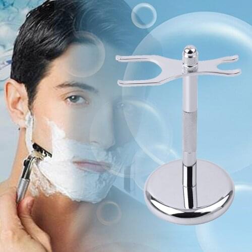 New Men Stainless Razor Holder Razor Safety Razor Holder 15.5cm Razor Rack and Brush not included