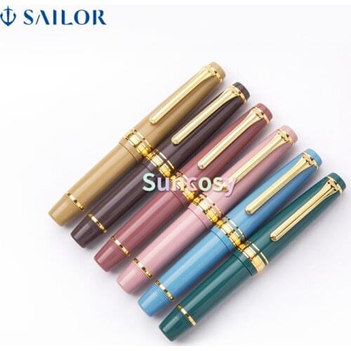 Sailor 1300 "Sapporo Mini" Pro Gear Slim Mini Fountain Pen - 14kt Gold Medium Fine Pointd, Exquisite and Portable