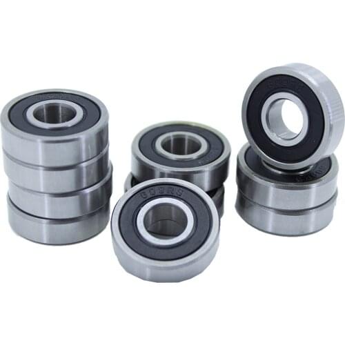 9*24*7 mm 10Pieces 609RS Bearing Rubber Sealed Miniature Mini Ball Bearing 609 RS Chrome Steel Bearings