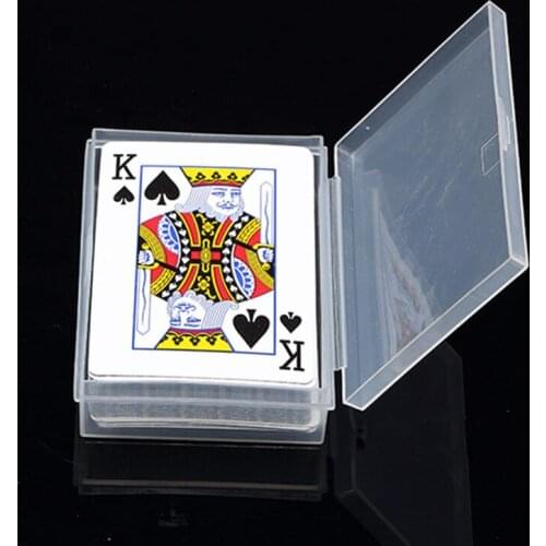 9.2*6.2*2.2cm Transparent Plastic Mini Jewelry Storage Box Multifunction PP Name Card Organizer Storage Box F20173267