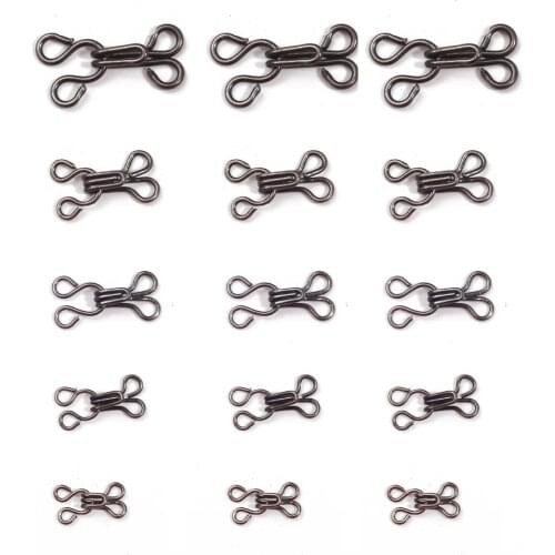 48Pcs Metal Stealth Hook Buttons Coat Buckle Invisible Dark Buckle Clothing Hidden Hook Button For Garment Sewing Accessories