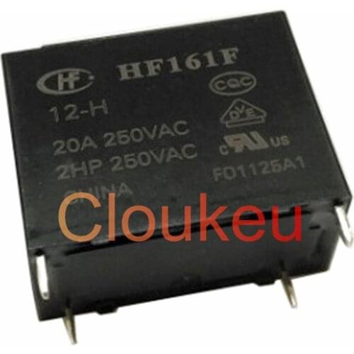 Relay HF161F-12-H 12V 20A 4pin
