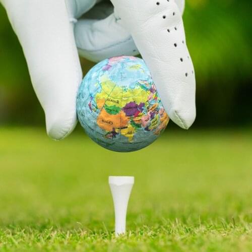 Globe Golf Ball High Quality Durable Pattern Double-layer Better Elasticity Snow Ball For Approach Shot And Full Shot Practice