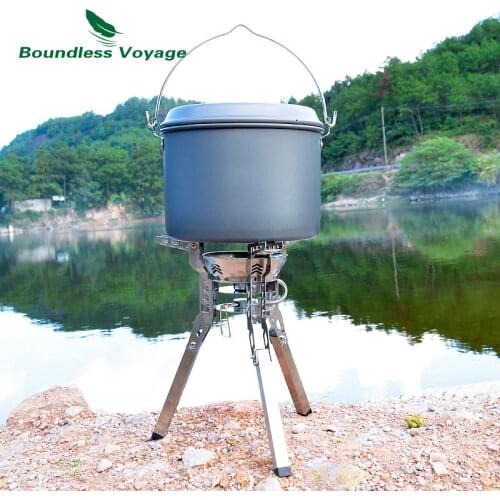 Boundless Voyage 3800W Gas Stove Folding Gas Furnace Outdoor Picnic Food Cooker Camping Cookware BV1014