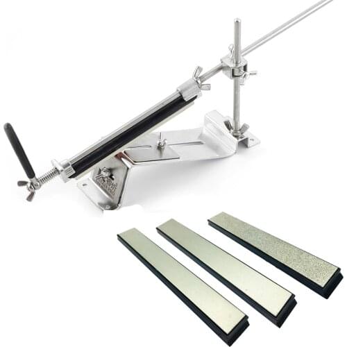 Ruixin Pro Chef knife Apex sharpener sharpening system with 3 diamond whetstone 200 800 1500 Grit